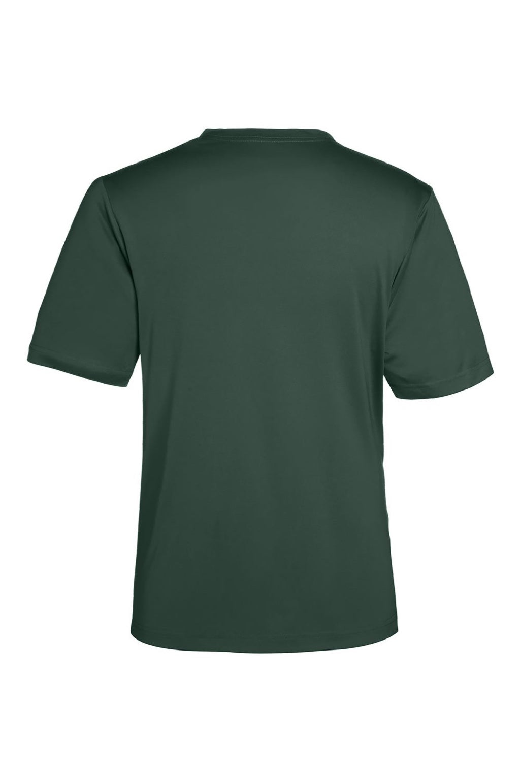 Core 365 CE10 Mens Capital Performance Short Sleeve Crewneck T-Shirt Forest Green Flat Back
