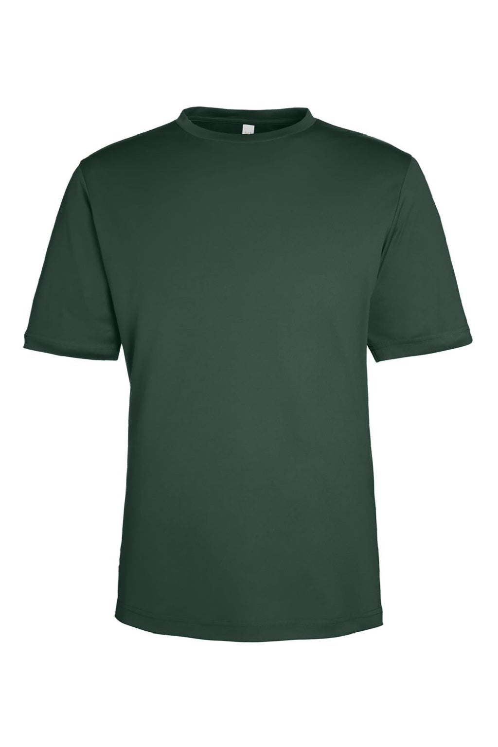 Core 365 CE10 Mens Capital Performance Short Sleeve Crewneck T-Shirt Forest Green Flat Front