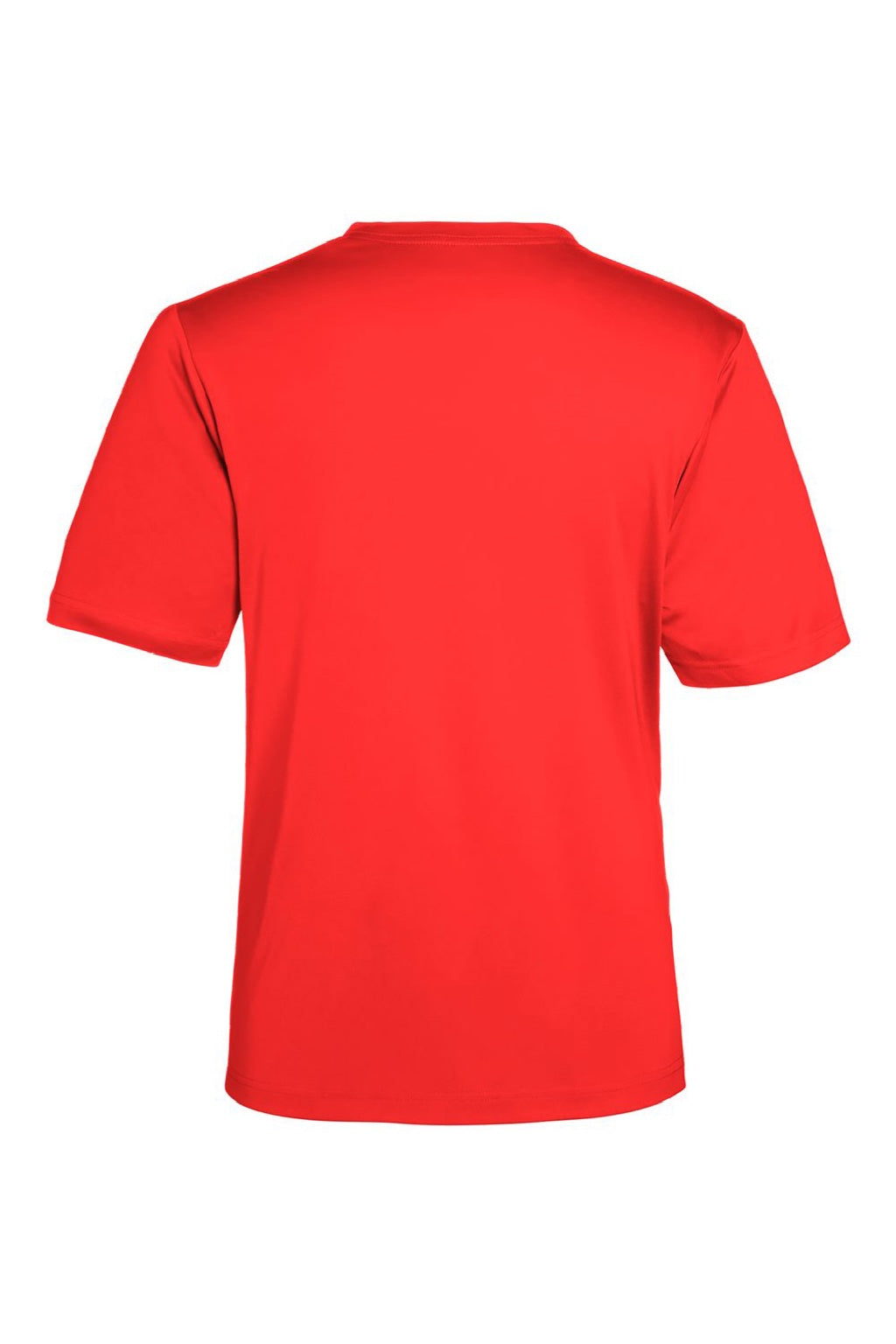 Core 365 CE10 Mens Capital Performance Short Sleeve Crewneck T-Shirt Marina Red Flat Back