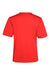 Core 365 CE10 Mens Capital Performance Short Sleeve Crewneck T-Shirt Marina Red Flat Back