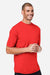 Core 365 CE10 Mens Capital Performance Short Sleeve Crewneck T-Shirt Marina Red Model Side