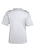 Core 365 CE10 Mens Capital Performance Short Sleeve Crewneck T-Shirt Platinum Grey Flat Back