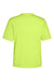 Core 365 CE10 Mens Capital Performance Short Sleeve Crewneck T-Shirt Safety Yellow Flat Back