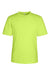 Core 365 CE10 Mens Capital Performance Short Sleeve Crewneck T-Shirt Safety Yellow Flat Front