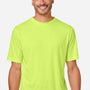 Core 365 Mens Capital Performance Moisture Wicking Short Sleeve Crewneck T-Shirt - Safety Yellow - New