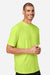 Core 365 CE10 Mens Capital Performance Short Sleeve Crewneck T-Shirt Safety Yellow Model Side