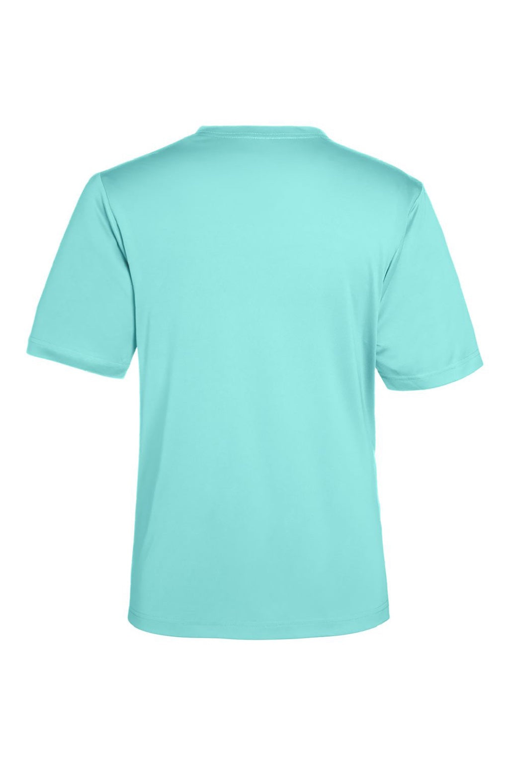 Core 365 CE10 Mens Capital Performance Short Sleeve Crewneck T-Shirt Sea Glass Blue Flat Back