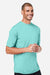Core 365 CE10 Mens Capital Performance Short Sleeve Crewneck T-Shirt Sea Glass Blue Model Side