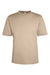 Core 365 CE10 Mens Capital Performance Short Sleeve Crewneck T-Shirt Stone Brown Flat Front