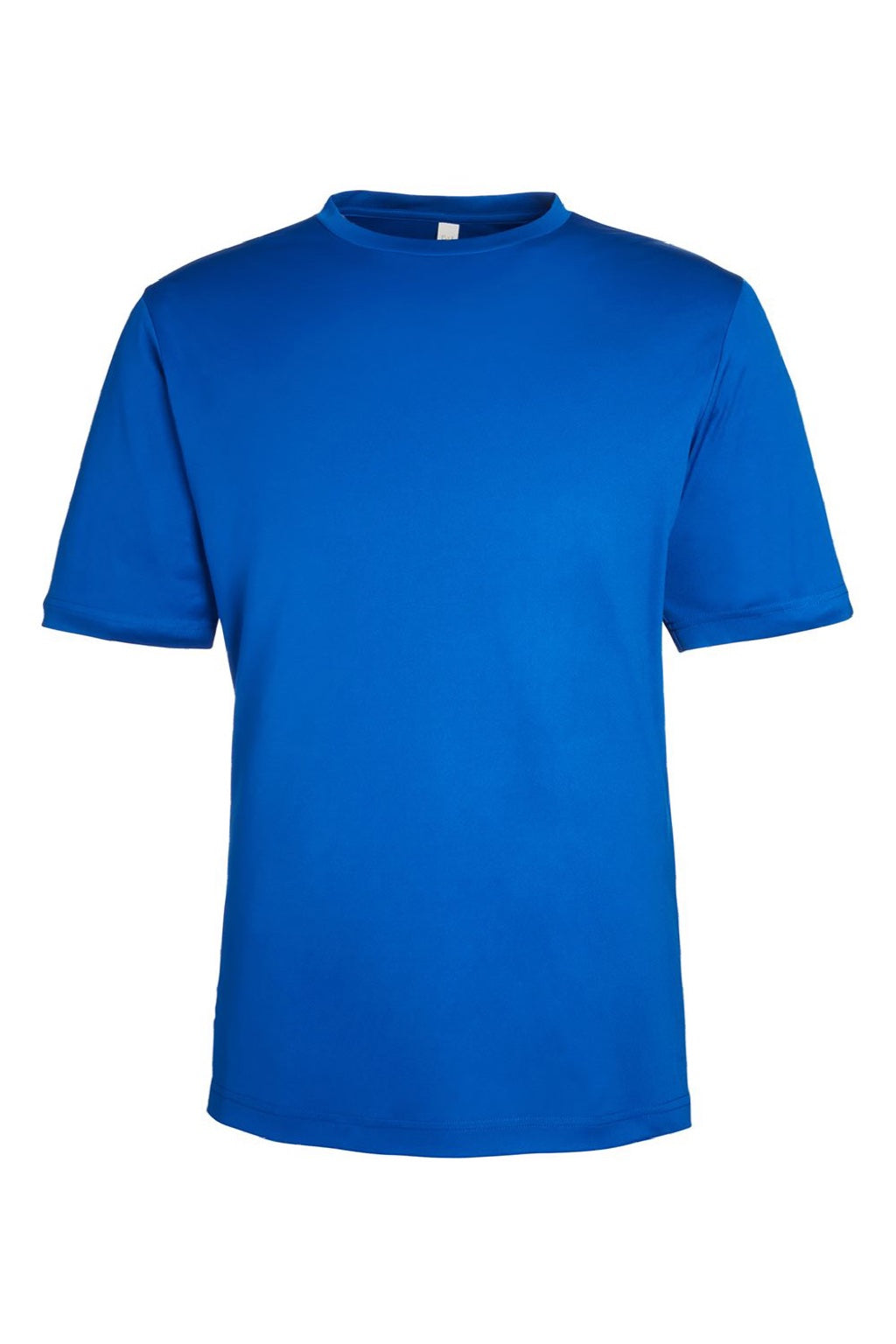 Core 365 CE10 Mens Capital Performance Short Sleeve Crewneck T-Shirt True Royal Blue Flat Front