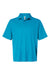 Core 365 CE108 Mens Nova Performance Pique Short Sleeve Polo Shirt Electric Blue Flat Front