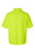 Core 365 CE108 Mens Nova Performance Pique Short Sleeve Polo Shirt Safety Yellow Flat Back