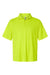 Core 365 CE108 Mens Nova Performance Pique Short Sleeve Polo Shirt Safety Yellow Flat Front