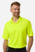 Core 365 CE108 Mens Nova Performance Pique Short Sleeve Polo Shirt Safety Yellow Model Front