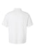Core 365 CE108 Mens Nova Performance Pique Short Sleeve Polo Shirt White Flat Back