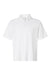 Core 365 CE108 Mens Nova Performance Pique Short Sleeve Polo Shirt White Flat Front