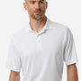 Core 365 Mens Nova Performance Pique Moisture Wicking Short Sleeve Polo Shirt - White - New