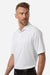 Core 365 CE108 Mens Nova Performance Pique Short Sleeve Polo Shirt White Model Side