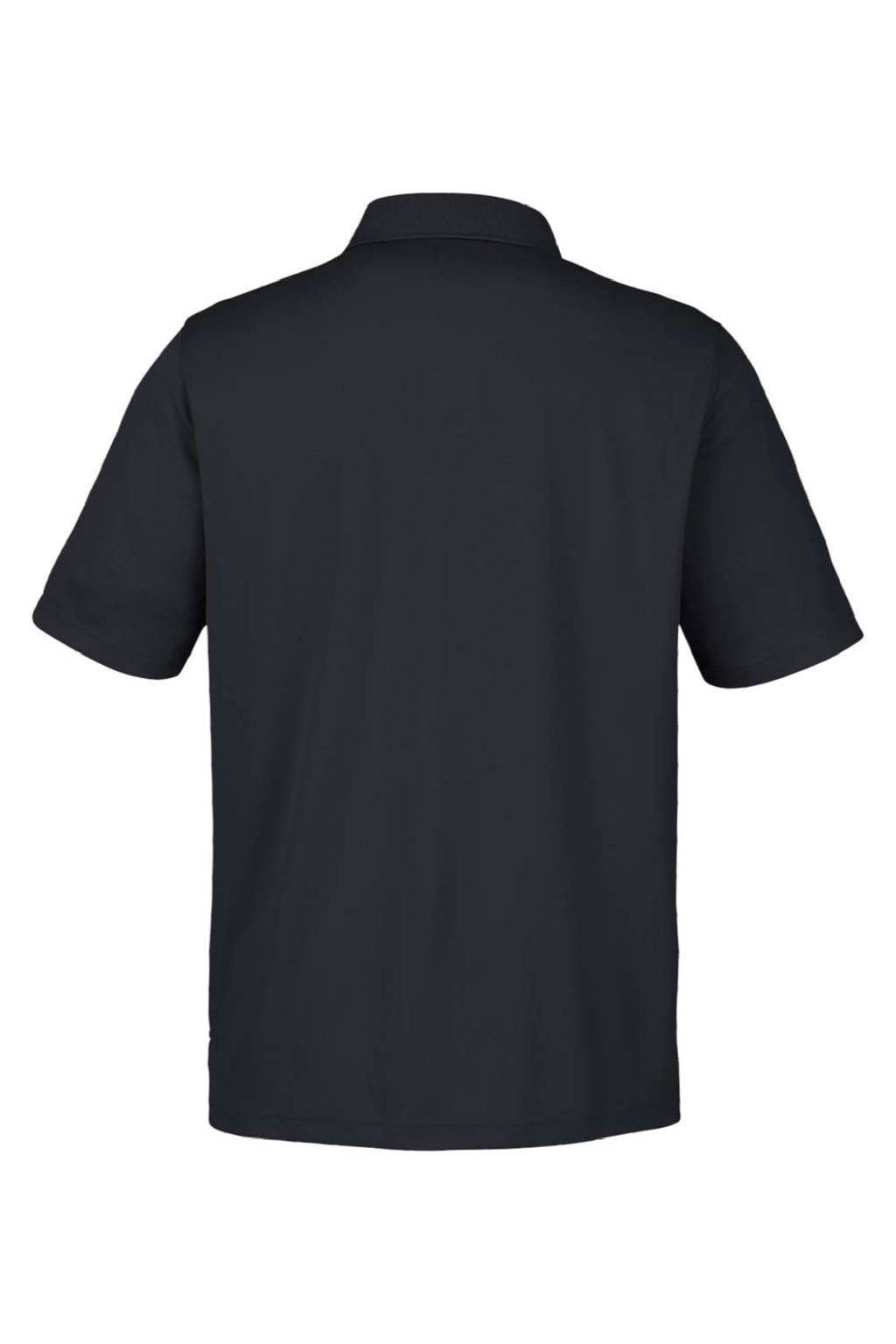 Core 365 CE104 Mens Market Snag Resistant Mesh Short Sleeve Polo Shirt Black Flat Back