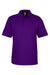 Core 365 CE104 Mens Market Snag Resistant Mesh Short Sleeve Polo Shirt Campus Purple Flat Front