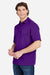 Core 365 CE104 Mens Market Snag Resistant Mesh Short Sleeve Polo Shirt Campus Purple Model Side