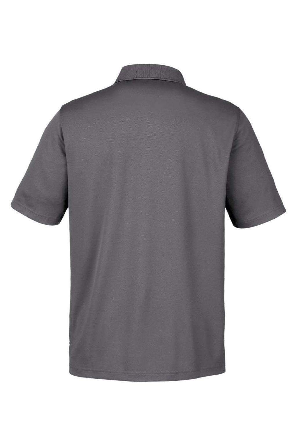 Core 365 CE104 Mens Market Snag Resistant Mesh Short Sleeve Polo Shirt Carbon Grey Flat Back