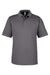 Core 365 CE104 Mens Market Snag Resistant Mesh Short Sleeve Polo Shirt Carbon Grey Flat Front