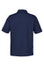 Core 365 CE104 Mens Market Snag Resistant Mesh Short Sleeve Polo Shirt Classic Navy Blue Flat Back