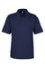 Core 365 CE104 Mens Market Snag Resistant Mesh Short Sleeve Polo Shirt Classic Navy Blue Flat Front