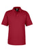 Core 365 CE104 Mens Market Snag Resistant Mesh Short Sleeve Polo Shirt Classic Red Flat Front