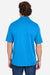 Core 365 CE104 Mens Market Snag Resistant Mesh Short Sleeve Polo Shirt Electric Blue Model Back