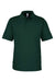 Core 365 CE104 Mens Market Snag Resistant Mesh Short Sleeve Polo Shirt Forest Green Flat Front