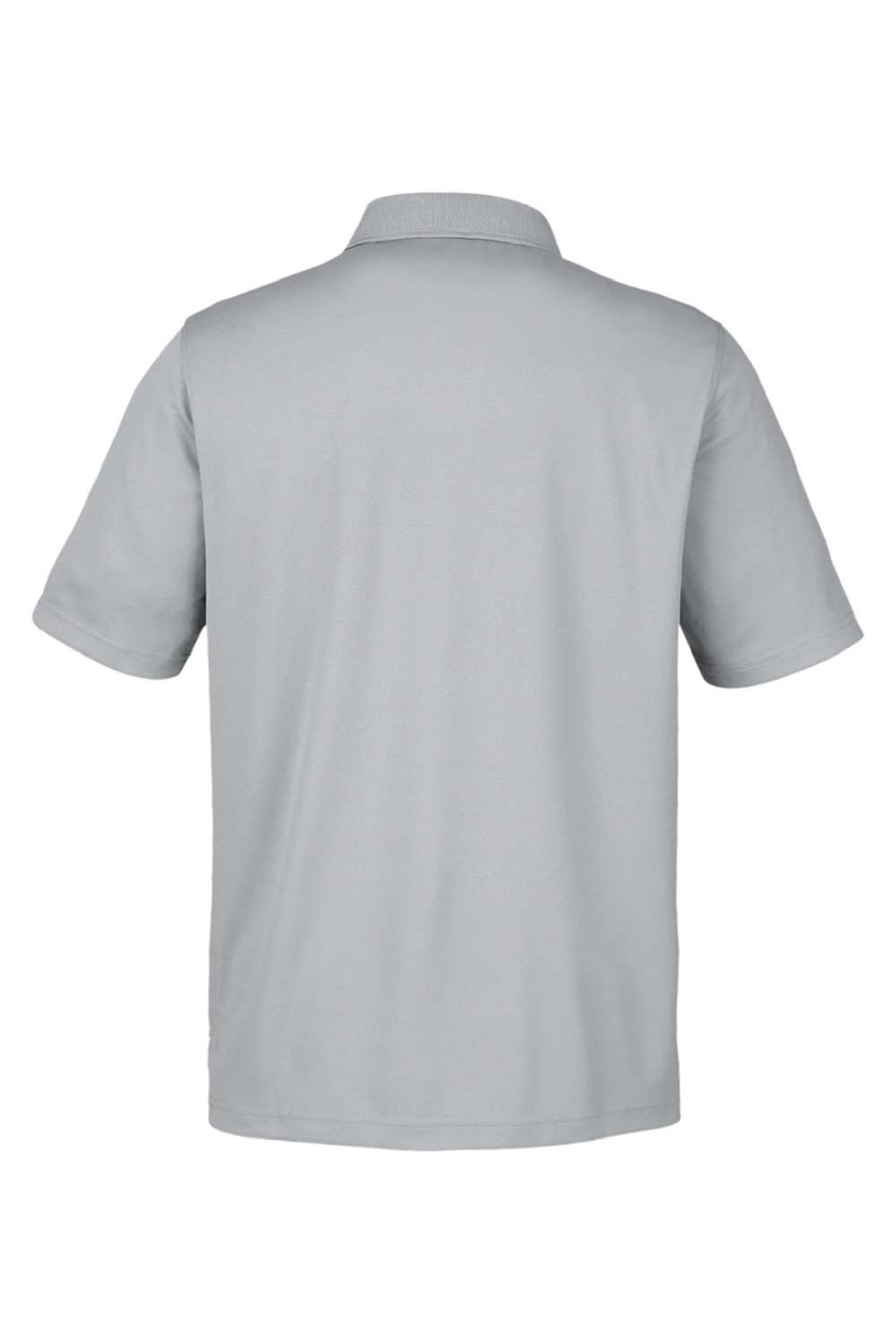 Core 365 CE104 Mens Market Snag Resistant Mesh Short Sleeve Polo Shirt Platinum Grey Flat Back