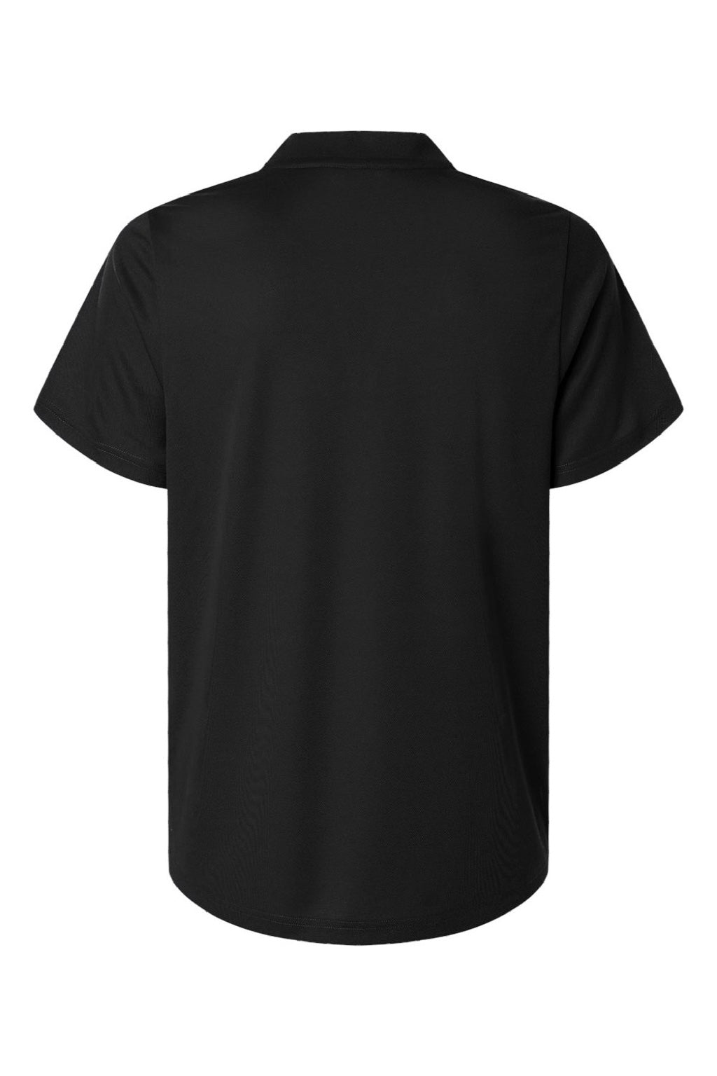 Core 365 CE108W Womens Nova Performance Pique Short Sleeve Polo Shirt Black Flat Back