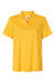 Core 365 CE108W Womens Nova Performance Pique Short Sleeve Polo Shirt Campus Gold Flat Front