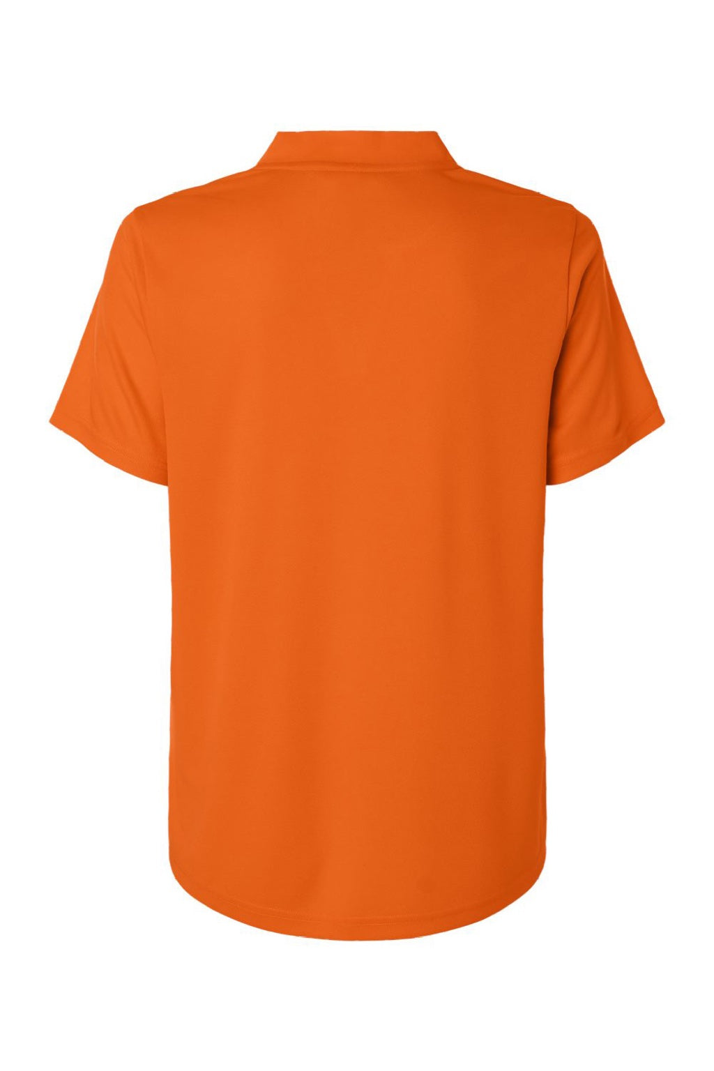 Core 365 CE108W Womens Nova Performance Pique Short Sleeve Polo Shirt Campus Orange Flat Back