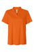 Core 365 CE108W Womens Nova Performance Pique Short Sleeve Polo Shirt Campus Orange Flat Front