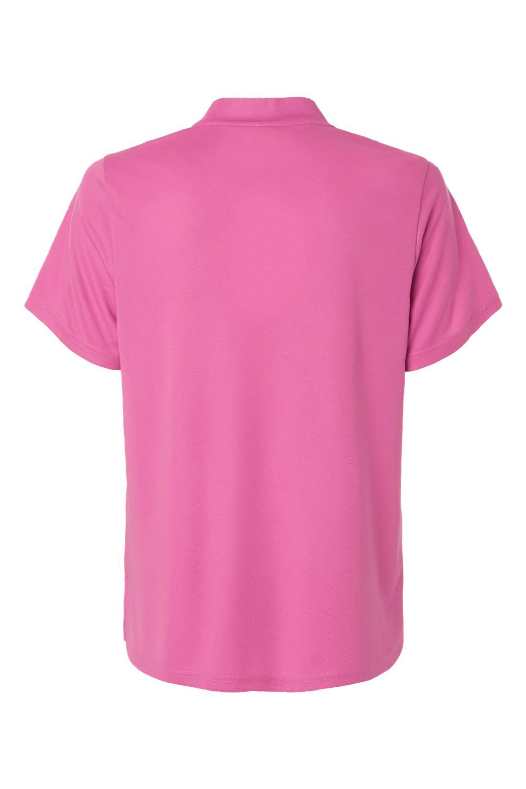 Core 365 CE108W Womens Nova Performance Pique Short Sleeve Polo Shirt Charity Pink Flat Back