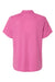 Core 365 CE108W Womens Nova Performance Pique Short Sleeve Polo Shirt Charity Pink Flat Back