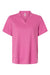 Core 365 CE108W Womens Nova Performance Pique Short Sleeve Polo Shirt Charity Pink Flat Front
