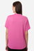 Core 365 CE108W Womens Nova Performance Pique Short Sleeve Polo Shirt Charity Pink Model Back