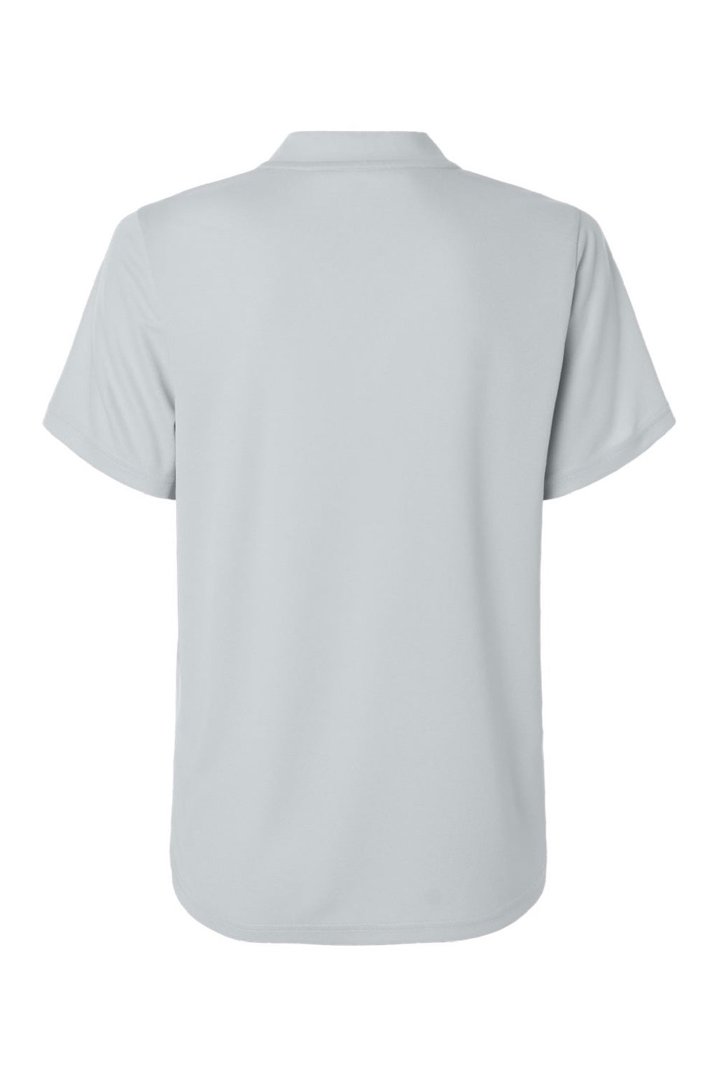 Core 365 CE108W Womens Nova Performance Pique Short Sleeve Polo Shirt Platinum Grey Flat Back