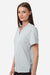 Core 365 CE108W Womens Nova Performance Pique Short Sleeve Polo Shirt Platinum Grey Model Side
