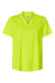 Core 365 CE108W Womens Nova Performance Pique Short Sleeve Polo Shirt Safety Yellow Flat Front
