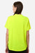Core 365 CE108W Womens Nova Performance Pique Short Sleeve Polo Shirt Safety Yellow Model Back
