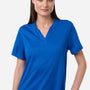 Core 365 Womens Nova Performance Pique Moisture Wicking Short Sleeve Polo Shirt - True Royal Blue - New