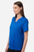 Core 365 CE108W Womens Nova Performance Pique Short Sleeve Polo Shirt True Royal Blue Model Side