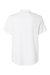 Core 365 CE108W Womens Nova Performance Pique Short Sleeve Polo Shirt White Flat Back