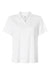 Core 365 CE108W Womens Nova Performance Pique Short Sleeve Polo Shirt White Flat Front