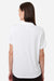 Core 365 CE108W Womens Nova Performance Pique Short Sleeve Polo Shirt White Model Back